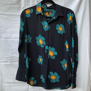 Banana Republic Floral Long Sleeve